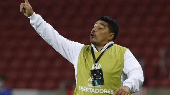 El argentino Omar Asad, durante un partido de Copa Libertadores, el 26 de mayo de 2021.