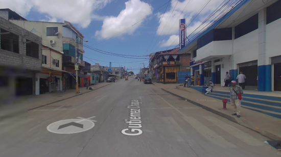 El delito se cometió en el centro de Posorja, en la calle Gutiérrez Chaguay.