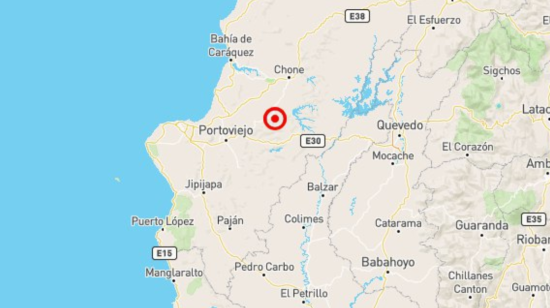 reporte de un temblor en Ecuador