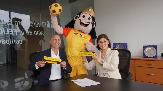 Aucas presentó su convenio para su nueva camiseta, el 1 de enero de 2025.