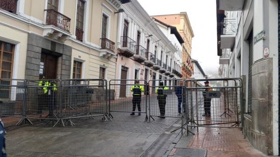 Este 4 de enero de 2025 algunas calles del centro de Quito amanecieron cerradas.