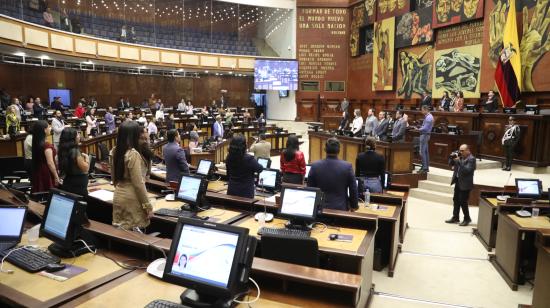 Imagen referencial de una sesión de la Asamblea Nacional de Ecuador.