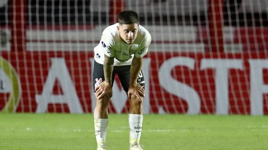 El argentino Rodrigo Garro durante un partido por Copa Sudamericana en Buenos Aires, el 23 de abril de 2024.