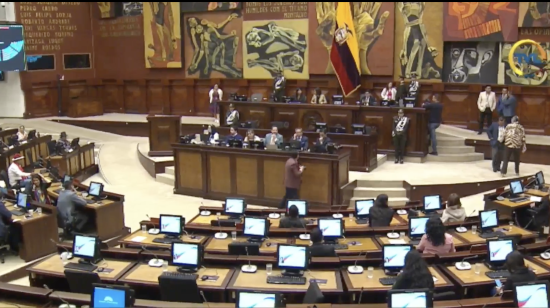 Sesión 1004 del Pleno de la Asamblea Nacional del Ecuador, 7 de enero de 2025.