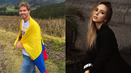 Kevin Rubio y Yanina Kardanova, influencers que viven en Ecuador, 8 de enero de 2025.