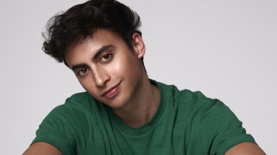 Actor ecuatoriano Santiago Garzozi, quiteño de 22 años.