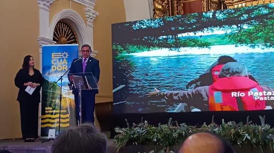 Ministro de Turismo, Mateo Estrella, el 13 de enero de 2025.