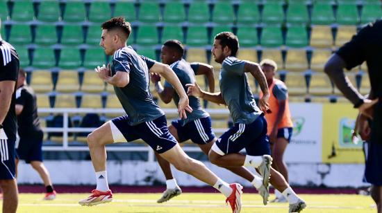 Emelec entrenó el martes 14 de enero, pensando en su duelo ante Águilas Doradas.