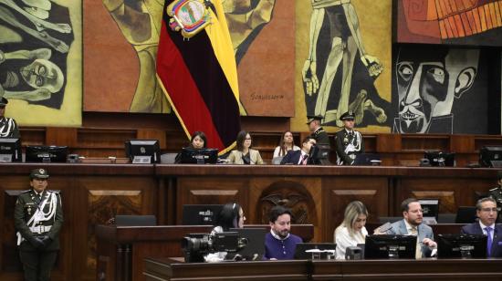 Sesión del Pleno de la Asamblea del 7 de enero de 2025, previo al inicio de la vacancia legislativa.