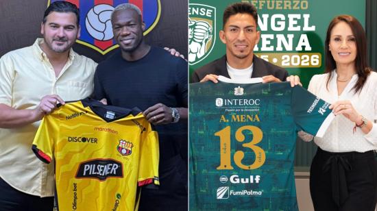 Felipe Caicedo y Ángel Mena ficharon por Barcelona SC y Orense, respectivamente, en este mercado de fichajes.