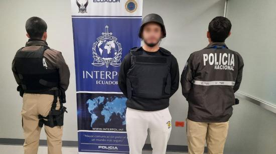 La Policía Nacional recibe el 18 de enero de 2025 a un extraditado desde Alemania, buscado por presunto femicidio.