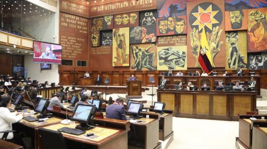 Pleno de la Asamblea Nacional en una sesión, enero de 2025. Imagen referencial.