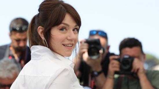 La actriz belga Emilie Dequenne en el Festival de Cannes, el 27 de mayo de 2022.