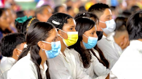 Inauguración de clases en el régimen Costa-Galápagos, el 5 de mayo de 2025.