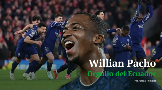 Willian Pacho Orgullo del Ecuador