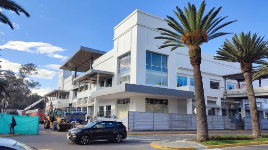 Imagen de la construcción de la nueva etapa del San Luis Shooping, en el valle de Los Chillos, el 15 de octubre de 2026.