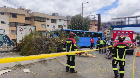 Un accidente de tránsito en el norte de Quito, el 15 de octubre de 2026.