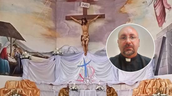 La iglesia Nuestra Señora del Perpetuo Socorro Guayaquil y el sacerdote Patricio Sánchez, 23 de noviembre de 2023 y 17 de junio de 2020.