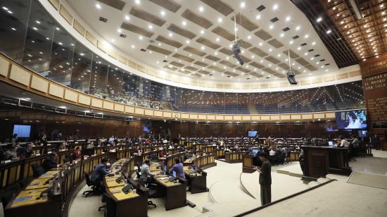 Foto referencial. Pleno de la Asamblea Nacional del 15 de octubre de 2026.