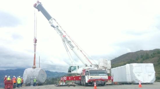 Llegada de equipos a Loja para el proyecto Villonaco III.