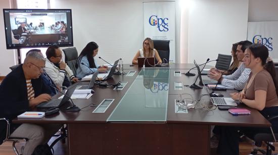 La Comisión Ciudadana de renovación del CNE en sesión del 21 de agosto de 2026.