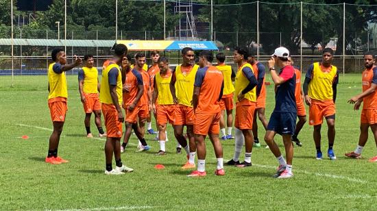Los jugadores de Atlético FC, en su entrenamiento del martes 20 de octubre de 2026.
