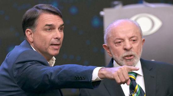 Debate presidencial entre Flávio Bolsonaro y Lula da Silva, Brasil, 18 de octubre de 2026.
