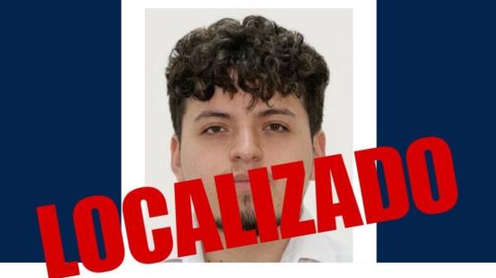 La Fiscalía compartió la imagen del joven que estaba desaparecido en Quito y ya fue localizado este 21 de octubre de 2026.