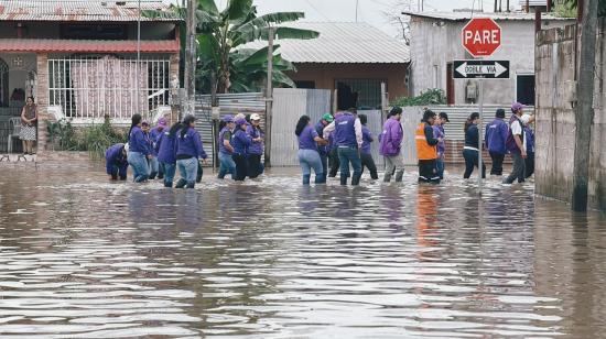 Milagro, en la provincia de Guayas, es una de las zonas afectadas por las inundaciones, el 20 de octubre de 2026.