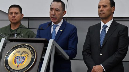 Ricardo Roa, cuando era presidente de Ecopetrol, habla durante una rueda de prensa en Bogotá, Colombia, 10 de marzo de 2026.