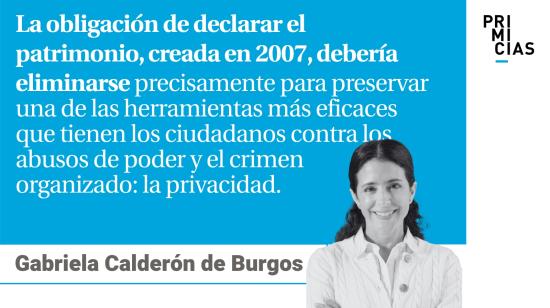 Gabriela Calderón sobre el patrimonio