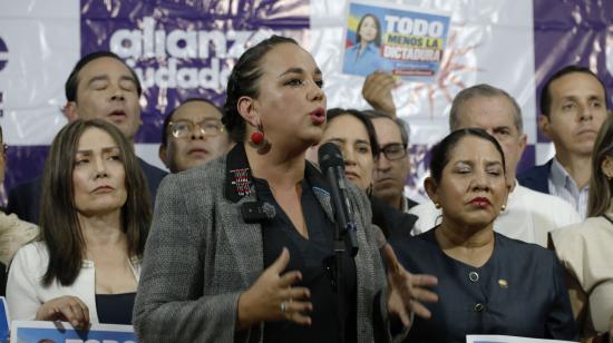 La Revolución Ciudadana rechazó el 22 de octubre de 2026 la detención de su excandidata presidencial, Luisa González.