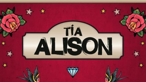 Imagen gráfica de la telenovela "Tía Alison".