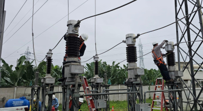 Equipo técnico de Transelectric finalizó los trabajos de mantenimiento en la subestación Machala, en la provincia de El Oro, el 21 de agosto de 2024.