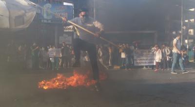 Protesta en Quito