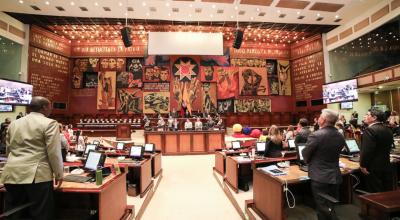 El Pleno de la Asamblea Nacional durante una sesión.