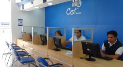 Imagen referencial. Oficinas de atención al público de la operadora telefónica CNT