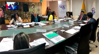 El Pleno del Consejo de Participación Ciudadana en sesión del 10 de julio del 2019.