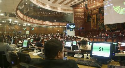 Sesión del Pleno de la la asamblea Nacional