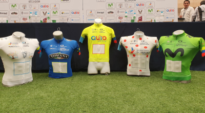 Estas son las cinco camisetas que se iban a disputar en la Vuelta al Ecuador 2019.