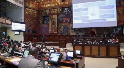 El pleno de la Asamblea durante una votación.