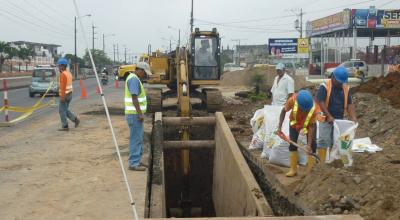 Imagen de archivo de noviembre de 2011, cuando la empresa Eseico ejecutó obras de alcantarillado en Quevedo.