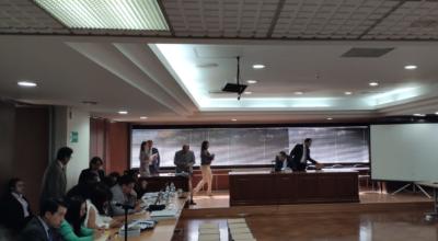 En el cuarto de audiencia, se anunciaron las pruebas en contra de los procesados.