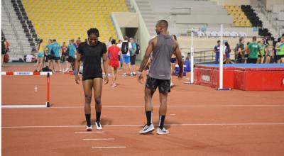 Ángela Tenorio y Álex Quiñónez entrenan de cara a su participación en el Mundial