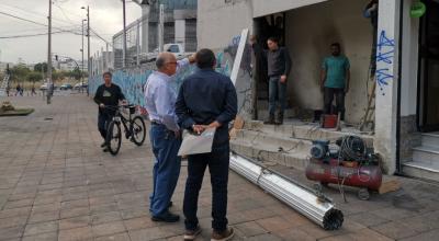 Una distribuidora de bicicletas fue saqueada durante las protestas. 