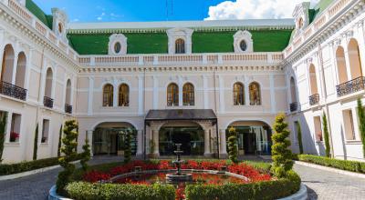 El Palacio de Najas es parte del edificio matriz de la Cancillería, en Quito.