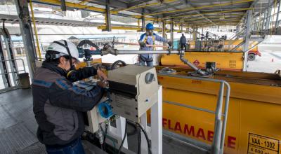 Abastecimiento de combustibles en la zona austral del país, en diciembre de 2019.