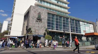 Edificio del Instituto Ecuatoriano de Seguridad Social (IESS), en el centro norte de Quito, el pasado 3 de diciembre.