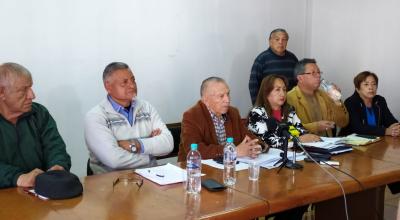 Rueda de prensa de la Coordinación de Maestros Jubilados. 