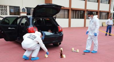 Foto referencial. Personal de la Dirección de Delitos contra la Vida de la Policía Nacional participan de la clase Criminalística de Campo, durante un homicidio.